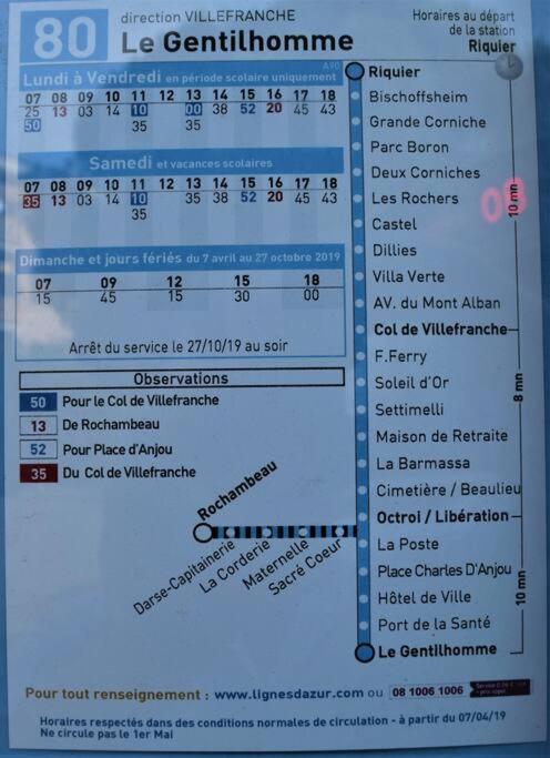Iafrate-Oksoleil Lejlighed Villefranche-sur-Mer Eksteriør billede